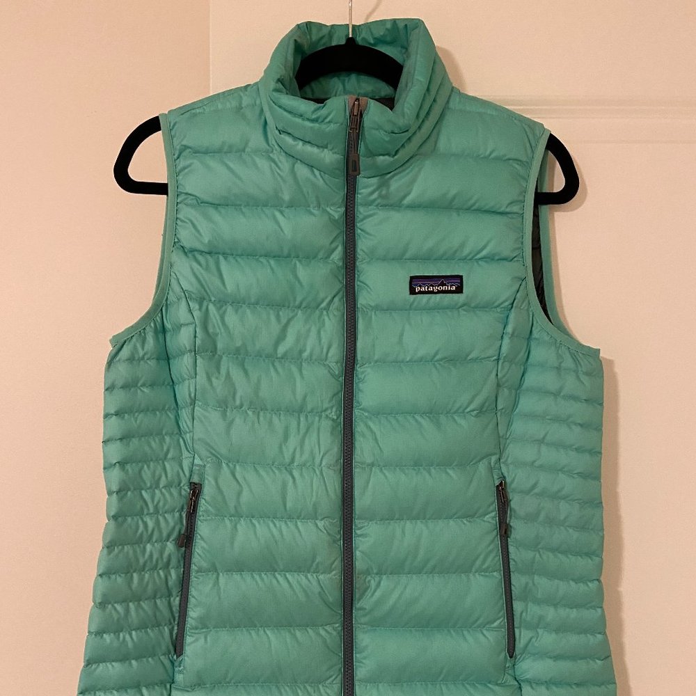 Patagonia Women's Down Sweater Vest Teal